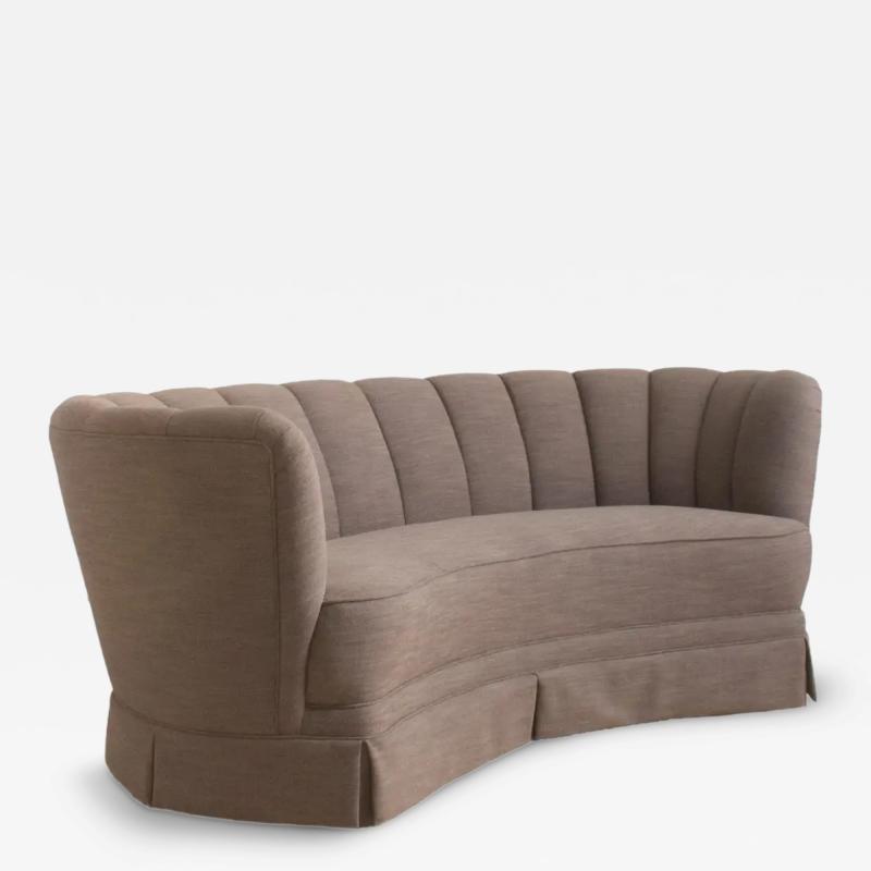 Danish Channel Back Sofa