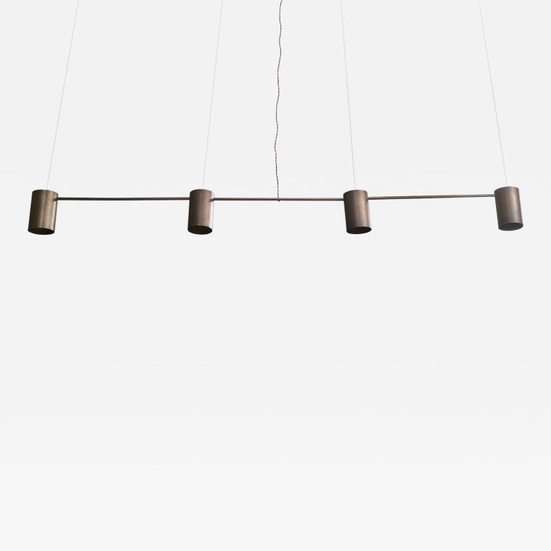 Danish Designer Chandelier in Brass Denmark 1960
