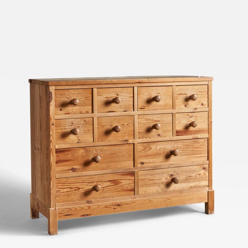 Danish Designer Chest of Drawers in Pine Denmark c 1960s