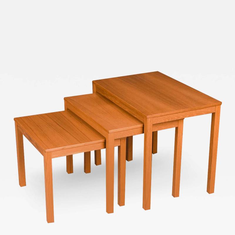 Danish Mid Century Modern Teak Nesting Tables