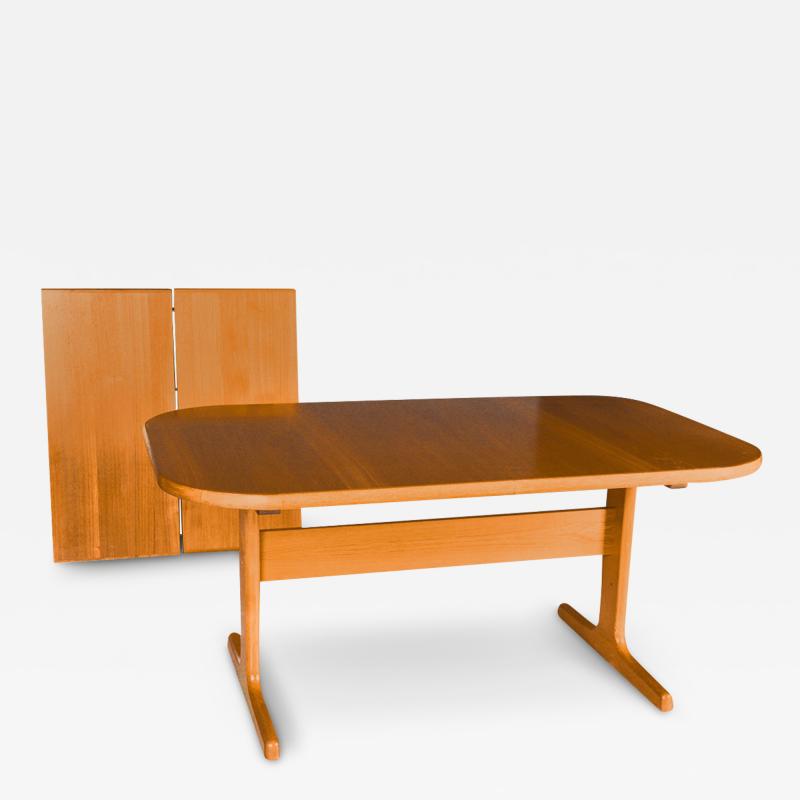 Danish Mid Century Teak Expandable Dining Table
