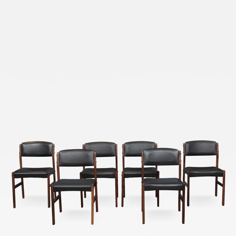 Danish Modern Rosewood Dining Chairs