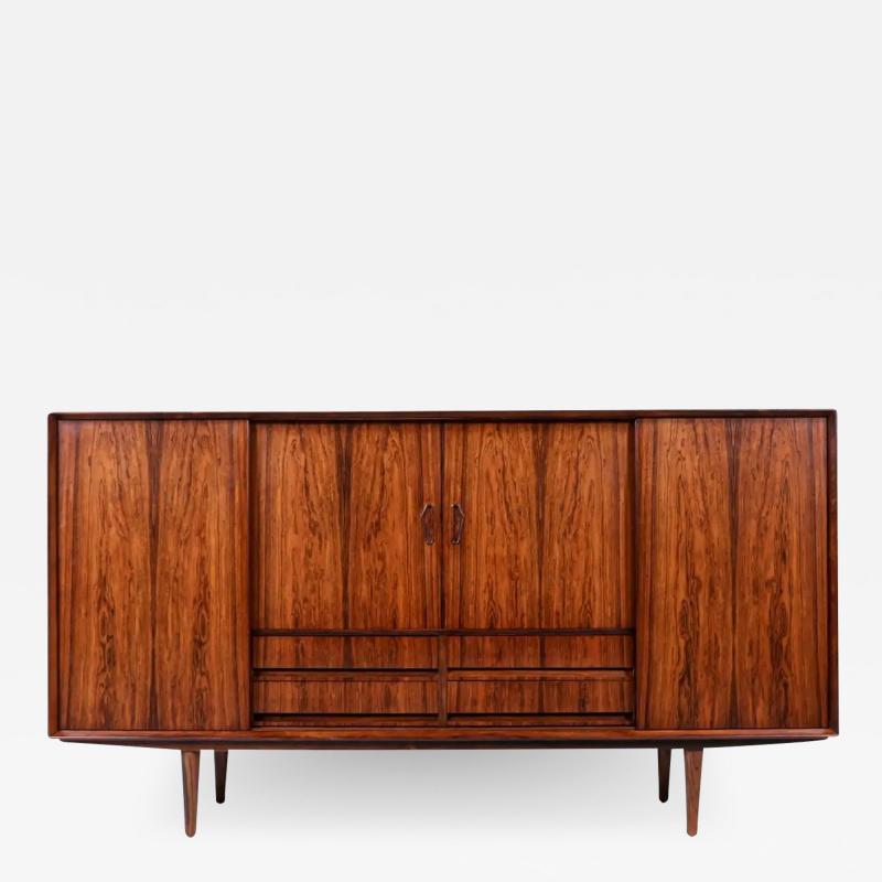 Danish Modern Rosewood Sideboard Credenza