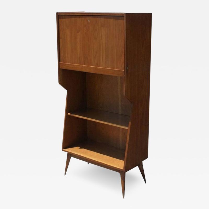 Danish Modern Walnut Secretary Desk