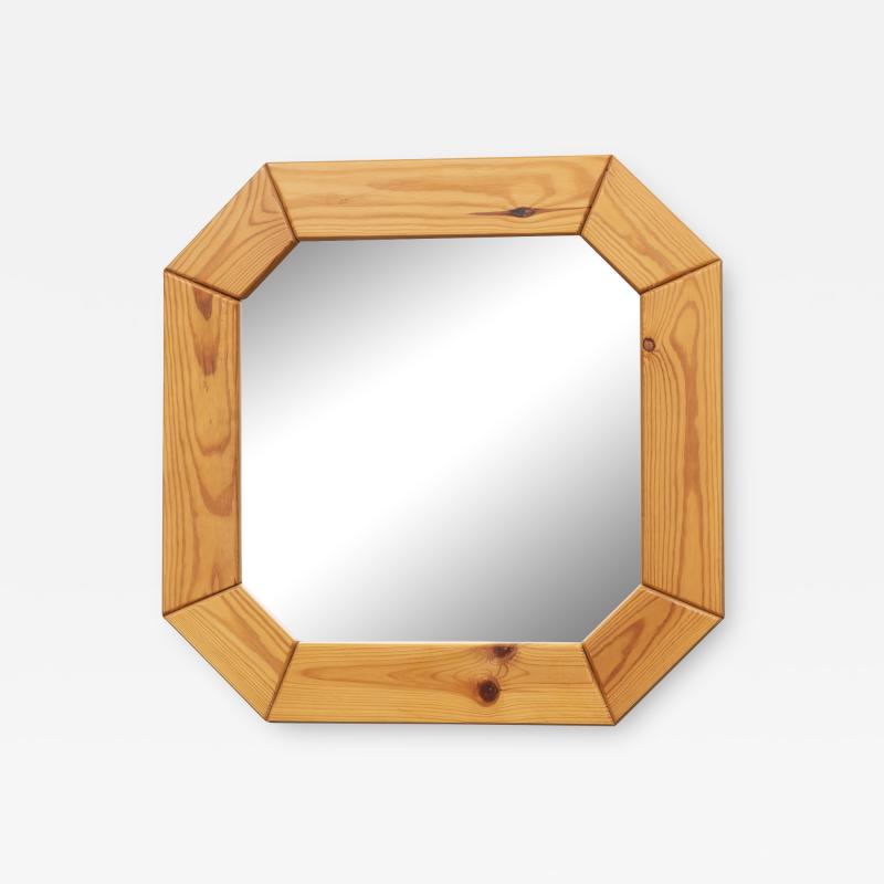 Danish Pine Octagonal wall Mirror