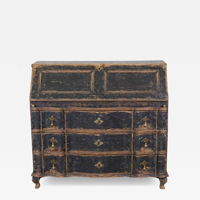 Danish Rococo Secretaire Circa 1760