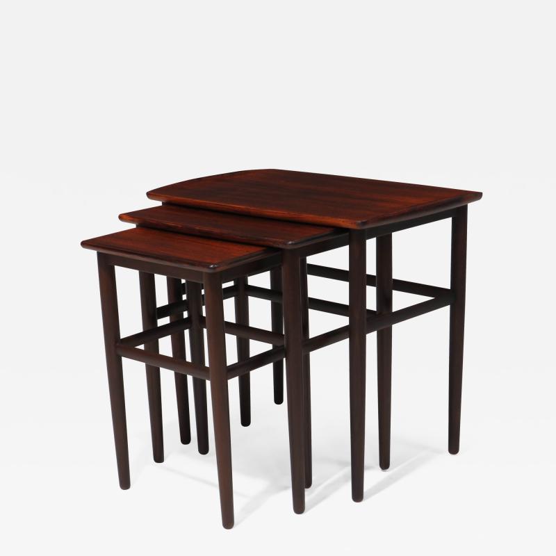 Danish Rosewood Nesting Side Tables