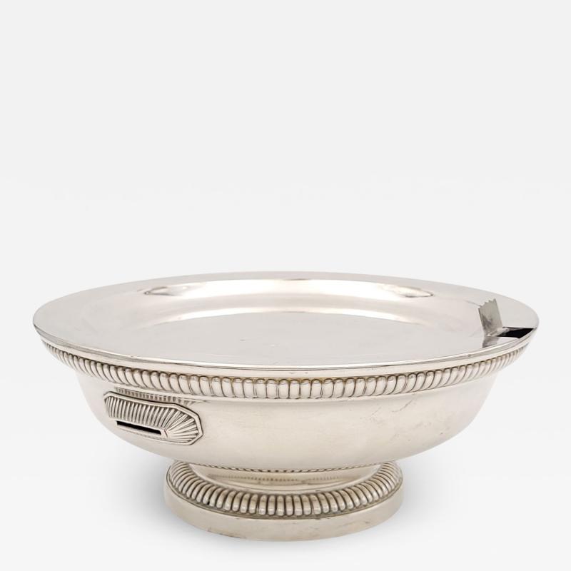 Danish Silver Hot Water Dish late 19th Century