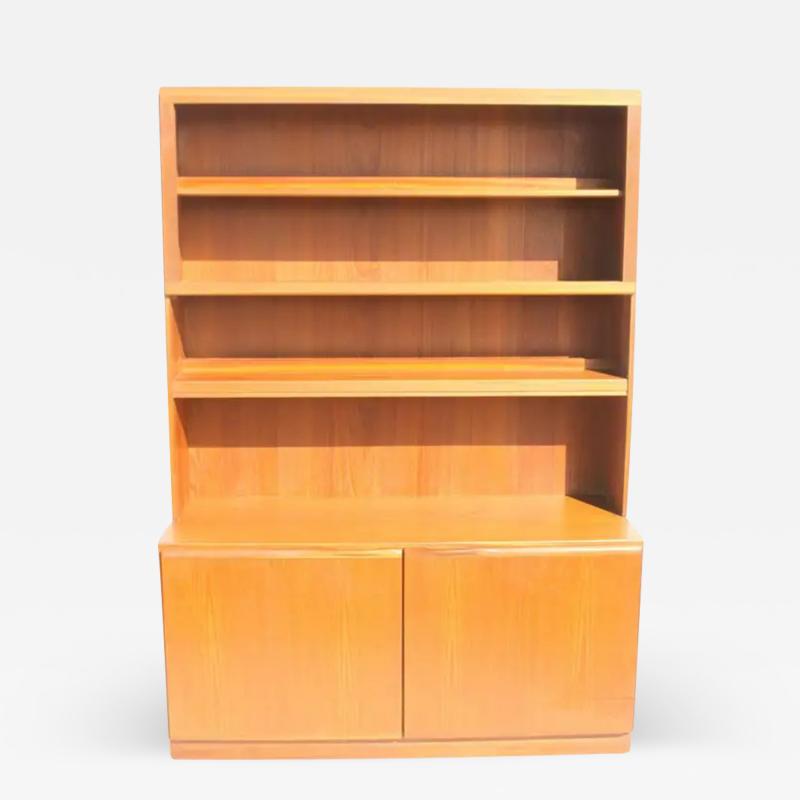 Danish Teak Bookcase with Cabinet
