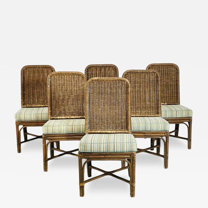 Danny Ho Fong Set of 6 Dining Chairs by The Fong Brothers Los Angeles