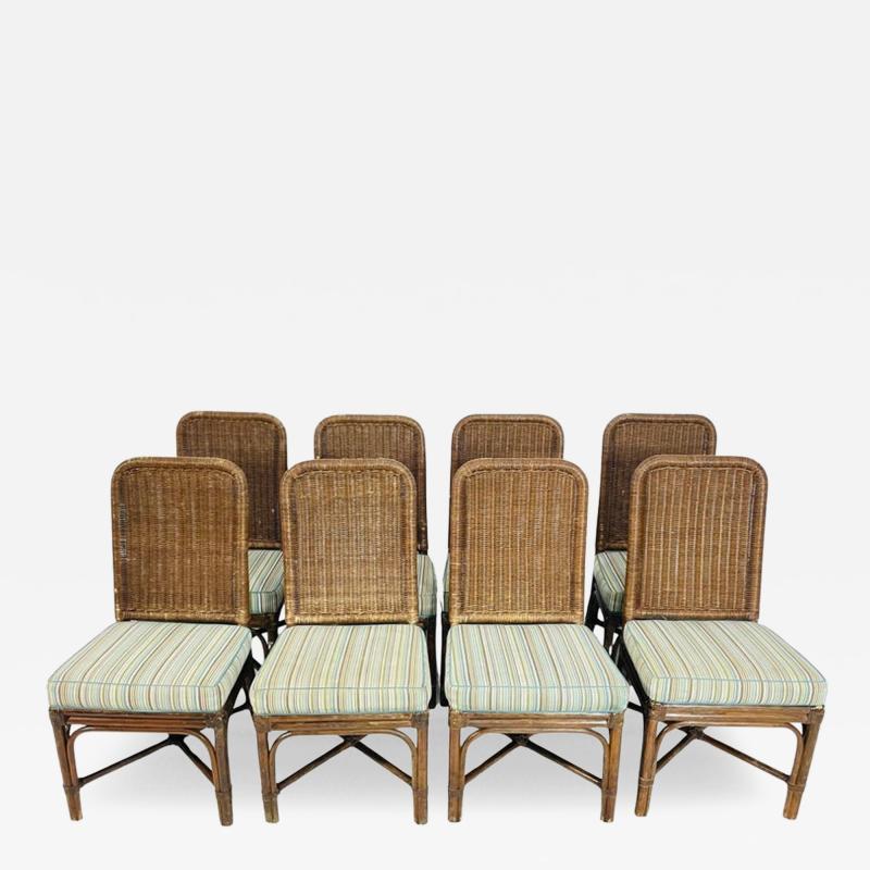Danny Ho Fong Set of 8 Dining Chairs by The Fong Brothers Los Angeles