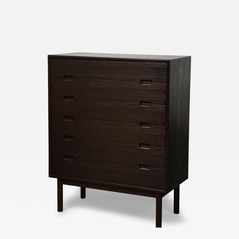 Dark Cherry Finished Chest of Drawers