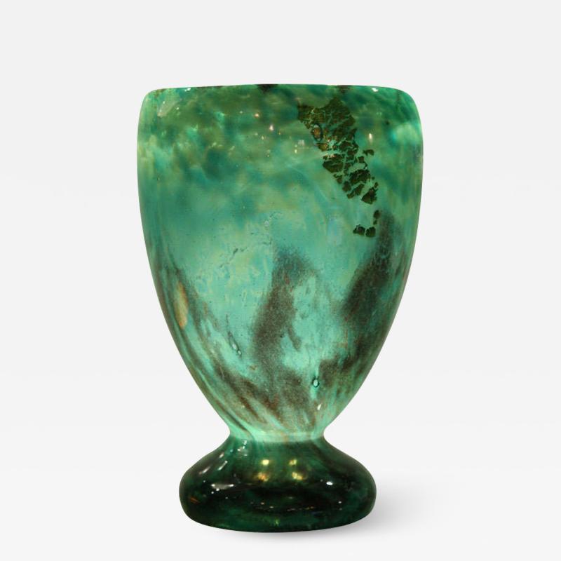 Daum Nancy DAUM Art Deco Glass Vase