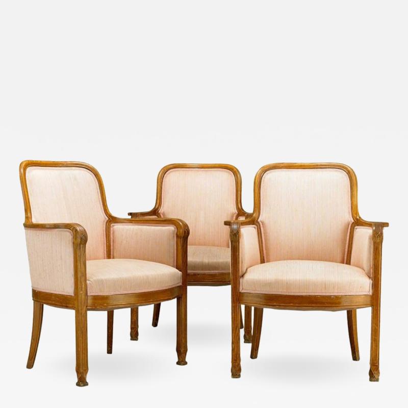 David Blomberg Armchairs David Blomberg attributed Circa 1909