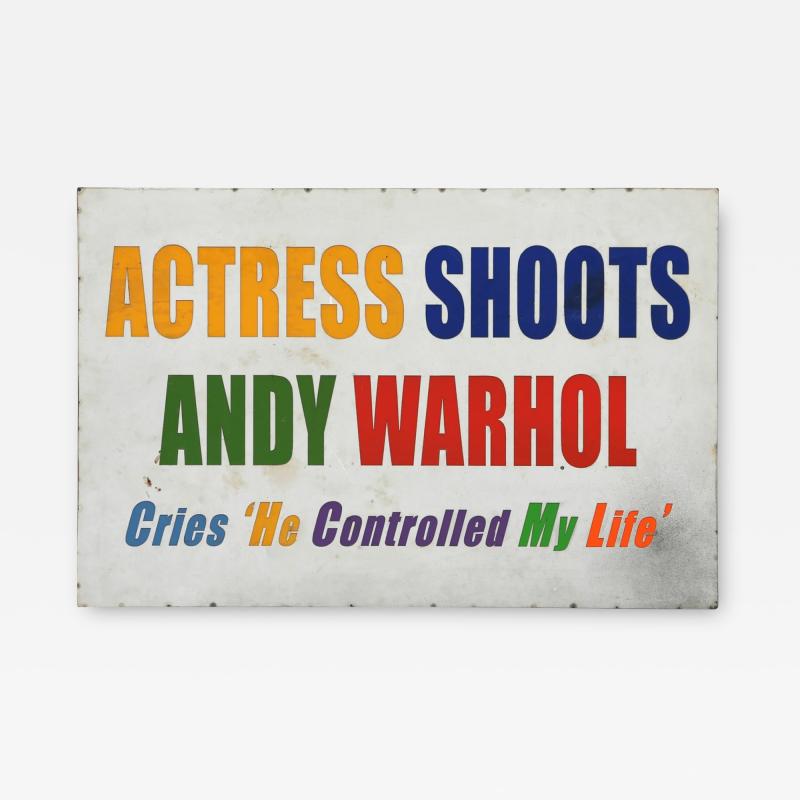 David Buckingham ACTRESS SHOOTS ANDY WARHOL 2019