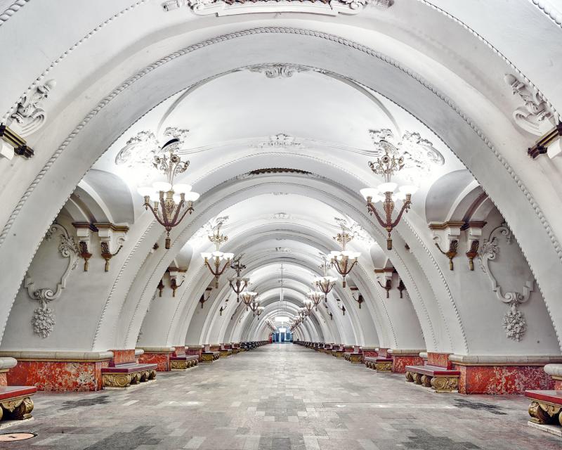 David Burdeny Arbatskaya Metro Station Moscow Russia