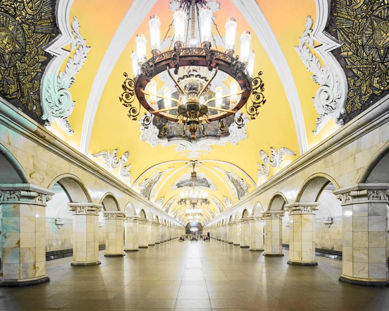 David Burdeny Komsomolskaya Metro Station Moscow Russia