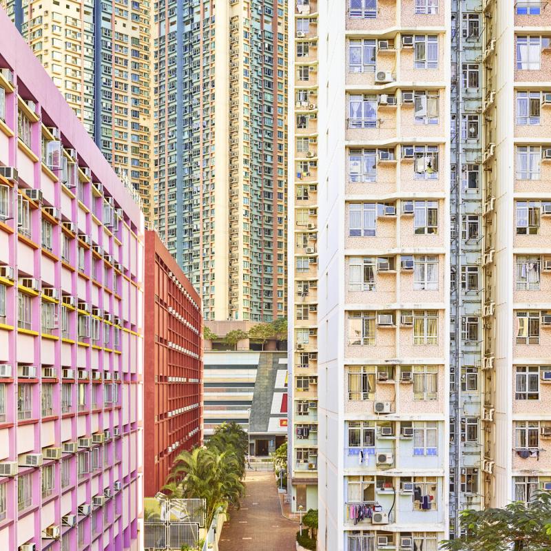 David Burdeny Pastel Facades Hong Kong