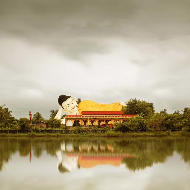 David Burdeny Reclining Buddha Bago Burma