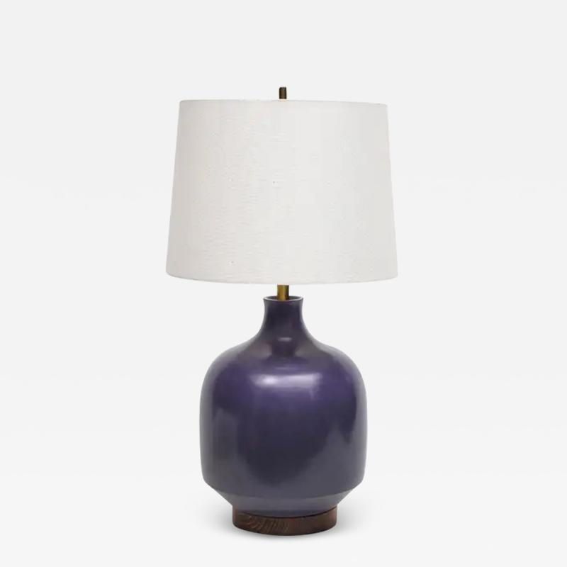 David Cressey David Cressey Table Lamp Glazed Ceramic Violet