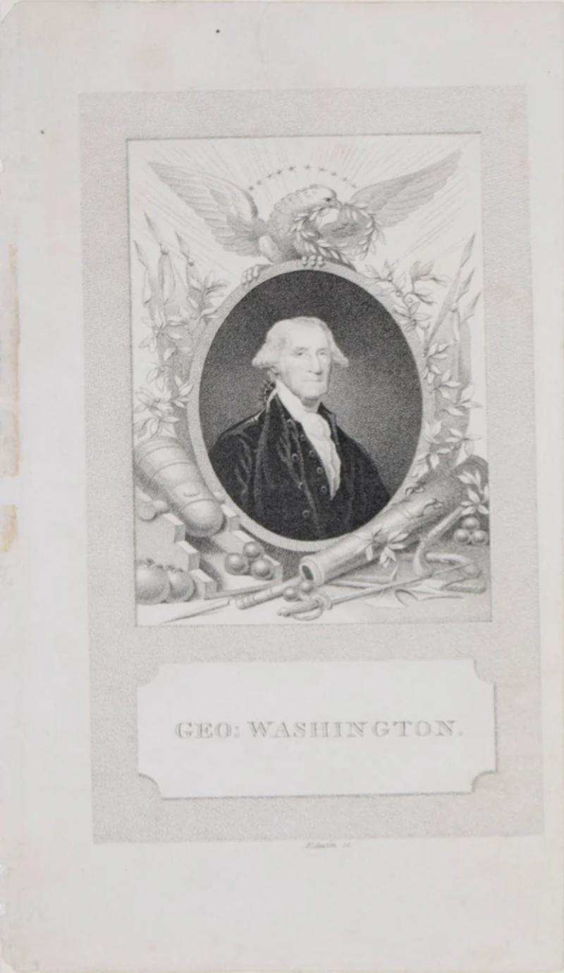 David Edwin DAVID EDWIN 1776 1841 ENGRAVER GEO WASHINGTON