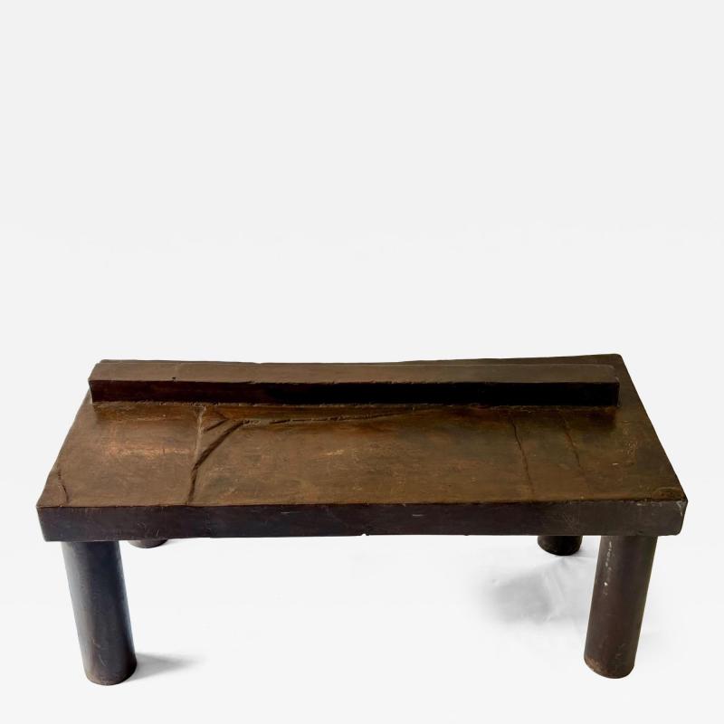 David Hacker David Hacker Steel Table Pieced and Welded Steel Unique Waxed finish