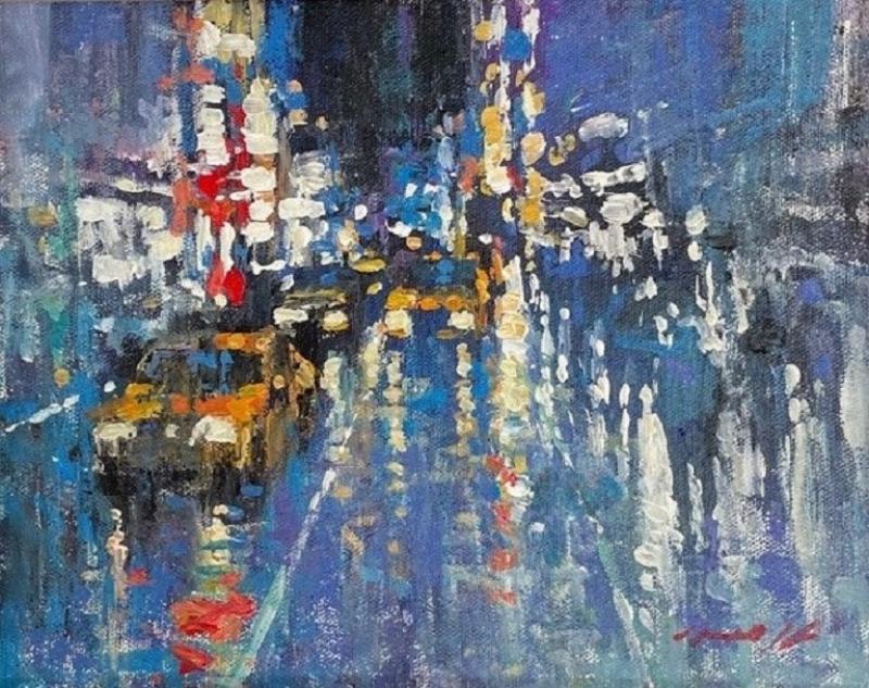 David Hinchliffe New York in the Rain