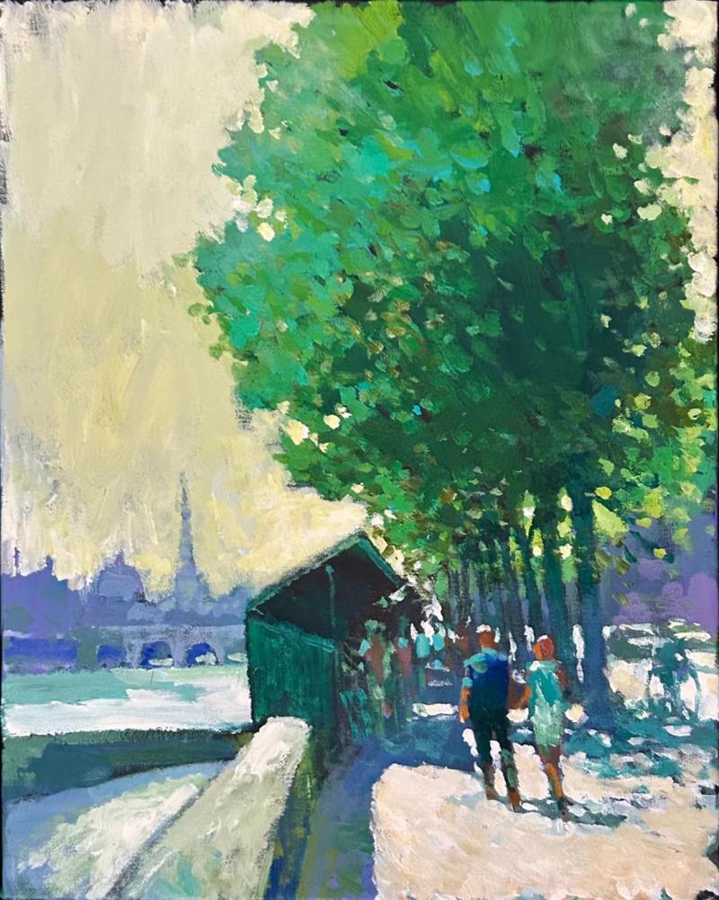 David Hinchliffe On the Banks of the Seine