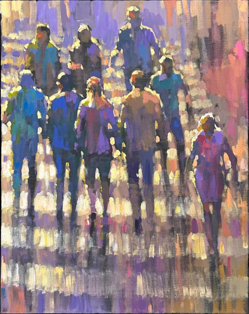 David Hinchliffe Pedestrians Crossing