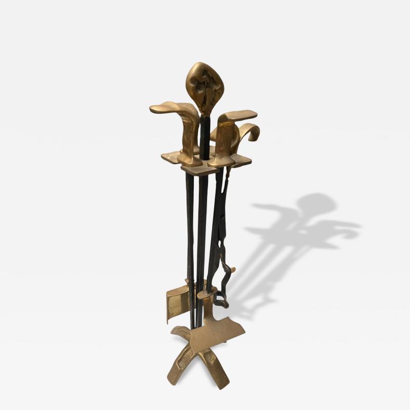 David Marshall 1970s Sculptural mantles by David Marshall