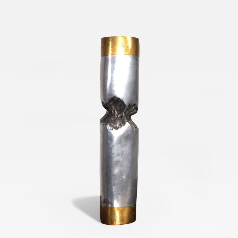 David Marshall Marshall Disenos sculpture Brutalist candlestick by David Marshall 1980