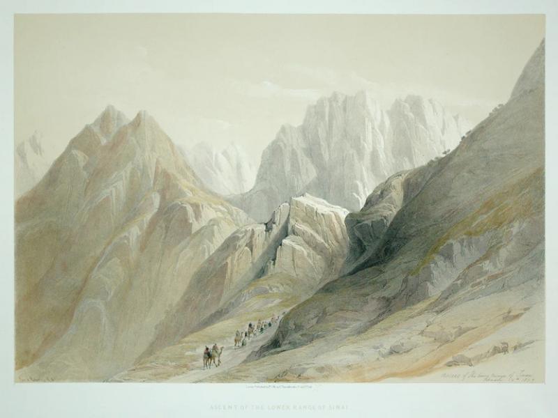 David Roberts DAVID ROBERTS 1796 1864 ASCENT OF THE LOWER RANGE OF SINAI