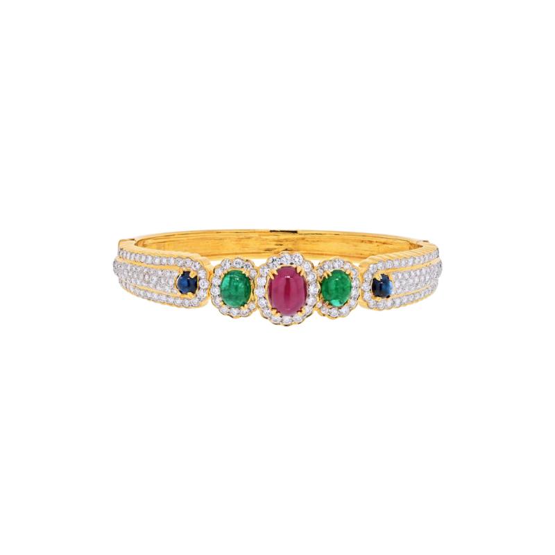 David Webb 18K Yellow Gold Bracelet