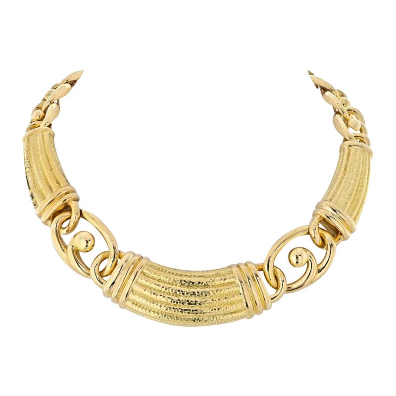 David Webb DAVID WEBB 18K YELLOW GOLD NECKLACE