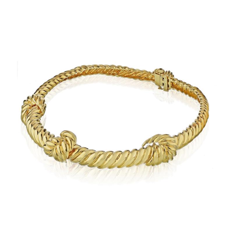 David Webb David Webb 18K Gold Classic Knot Necklace