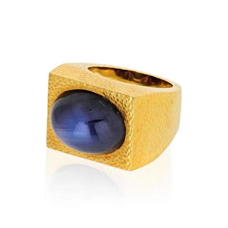 David Webb David Webb 18K Gold Star Sapphires Ring