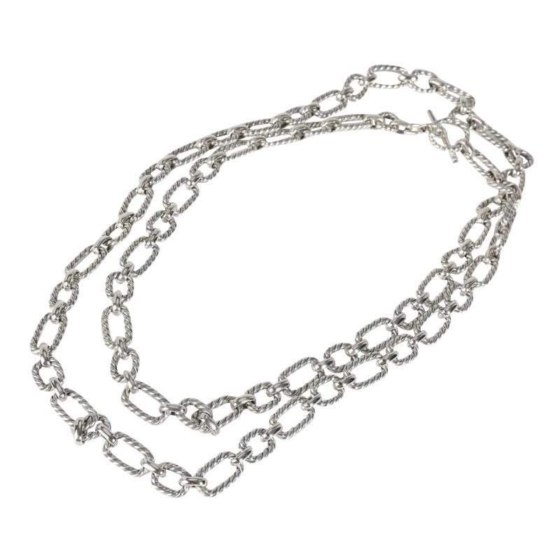 David Yurman Cushion Link Necklace in 