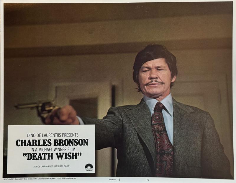 Death Wish 1974 Original Vintage Lobby Card