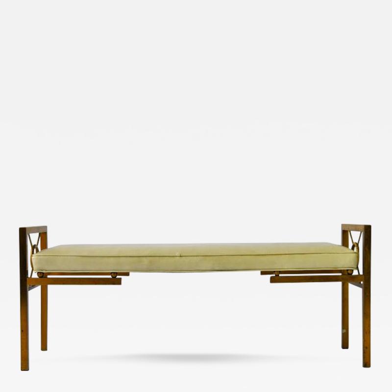 Decorative Brass Bench