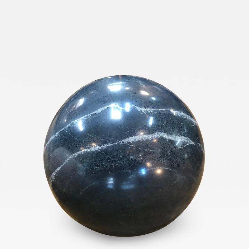 Decorative Dark Grey Marble Sphere Italy