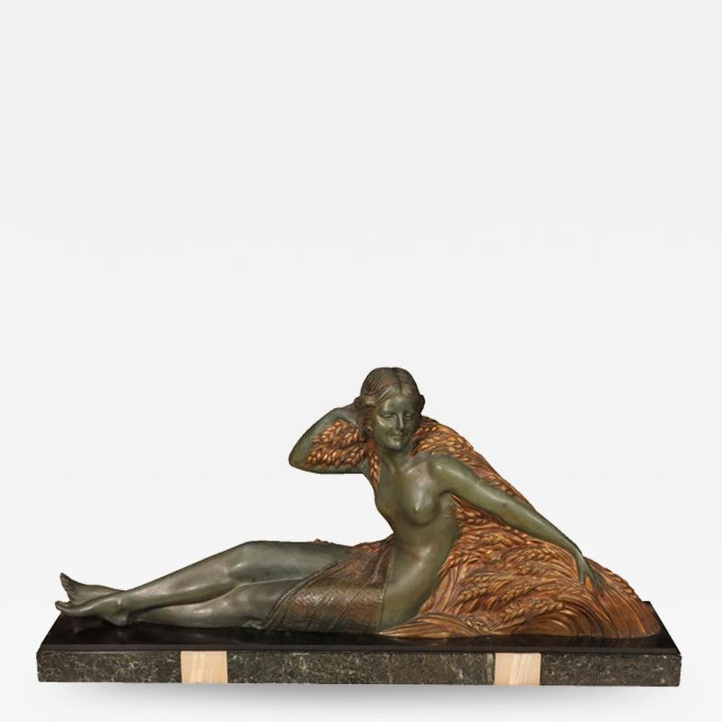 Demetre Haralamb Chiparus Art Deco Bronze by D H CHIPARUS