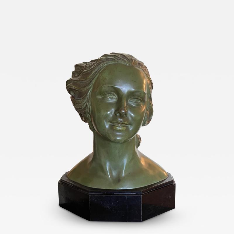 Demetre Haralamb Chiparus Bust of Julienne Lullier