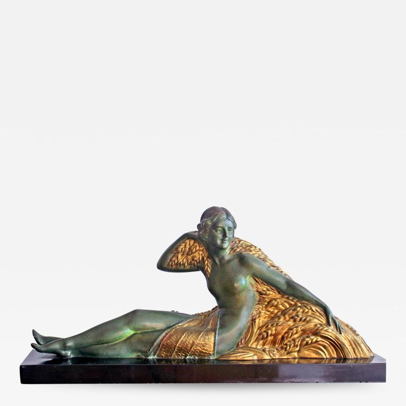 Demetre Haralamb Chiparus Wheat Art Deco Nude