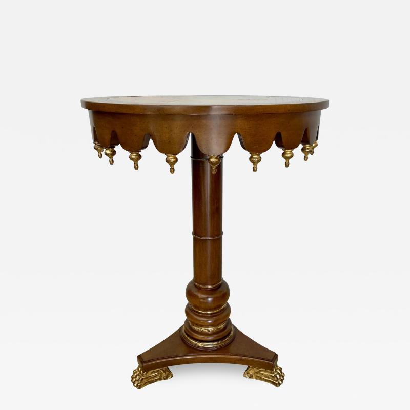 Dennis Leen 19th C Style Dennis Leen Italian Walnut Bistro Height Dining Table