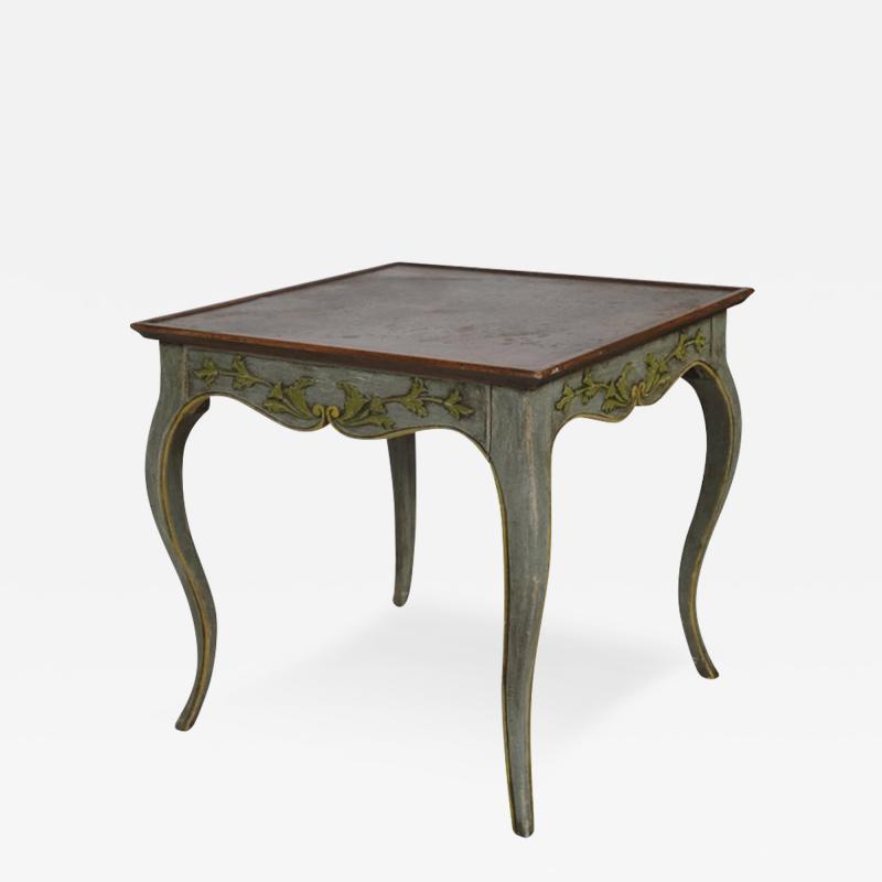 Dennis Leen Dennis Leen French Provincial Paint Decorated Table