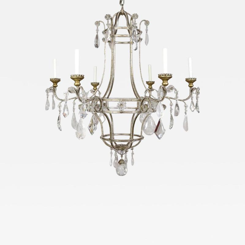 Dennis Leen Dennis and Leen Formations DuPont French Crystal Chandelier