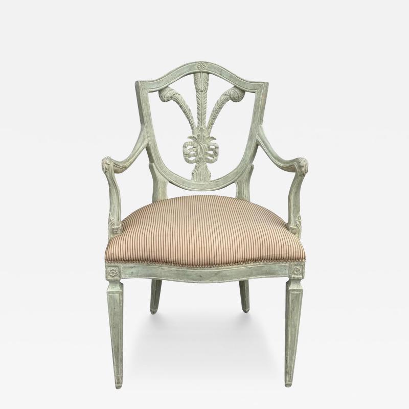 Dennis Leen Early 19c Style Dennis and Leen Brandelli Italian Armchair