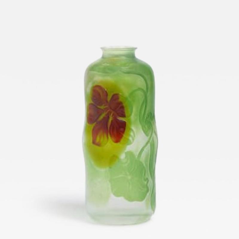Desire Christian Marqueterie Vase by Desire Christian Circa 1905