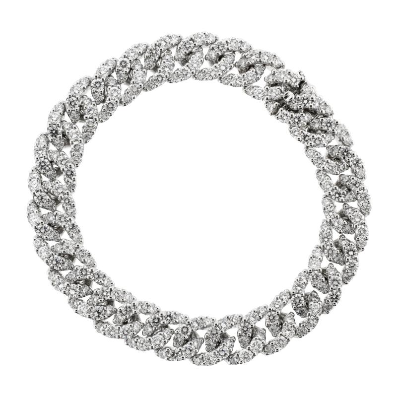 Diamond Curb Link Bracelet