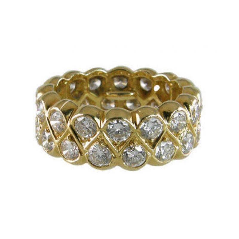 Diamond Double Row Band